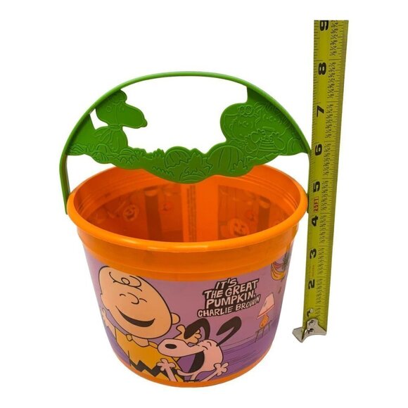 2016 McDONALDS ITS THE GREAT PUMPKIN CHARLIE BROWN HALLOWEEN BUCKET PAIL 50 YRS - Picture 6 of 8